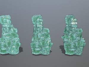 Ice rocks Modello 3D
