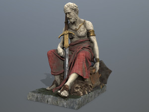 Man Statue 3D मॉडल