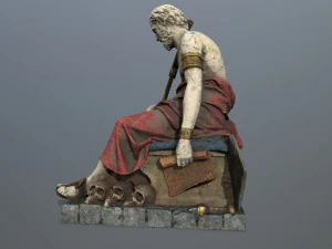 Man Statue 3D Model