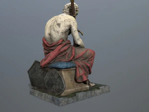 Man Statue 3D Model