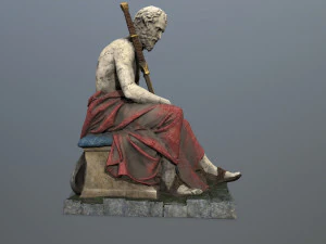 Man Statue 3D Model
