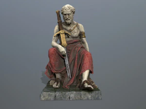 Man Statue 3D Model