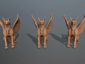 Statue Creature 3D Model