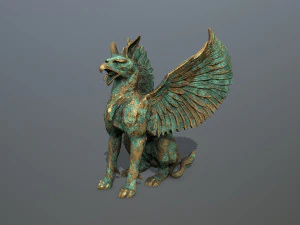 Statue Creature 3D Model