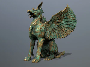 Statue Creature 3D Model