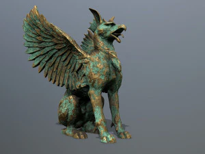 Statue Creature 3D Model