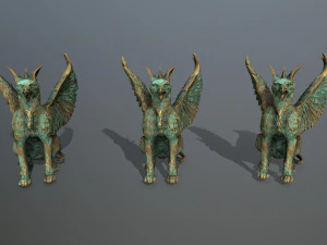 Statue Creature 3D Model
