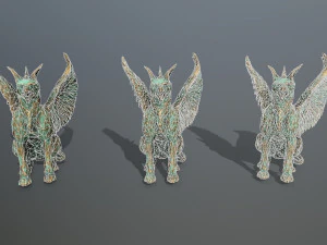 Statue Creature 3D Model