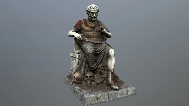 Man Statue 3D Model .c4d .max .obj .3ds .fbx .stl .blend 