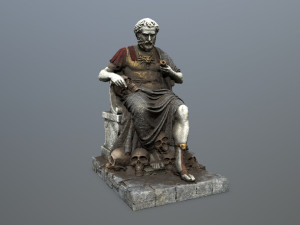Man Statue 3D Model