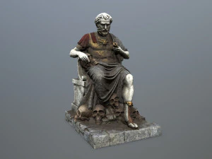 Man Statue 3D Model