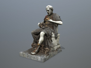 Man Statue 3D Model