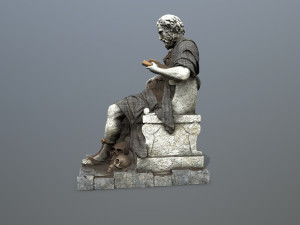Man Statue 3D Model