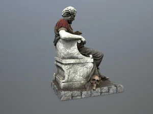 Man Statue 3D Model