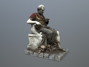 Man Statue 3D Model