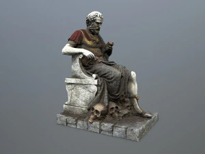 Man Statue 3D Model