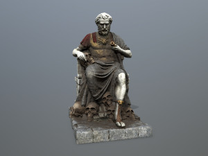 Man Statue 3D Model