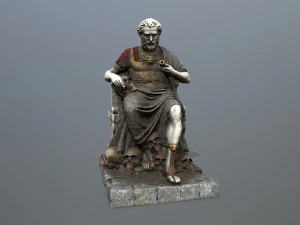 Man Statue 3D Model