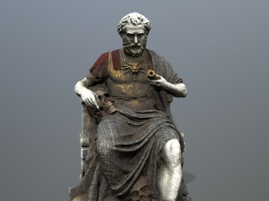 Man Statue 3D Model