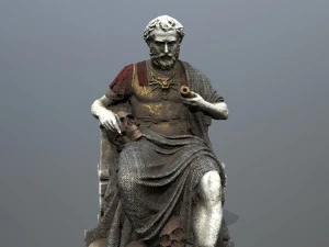 Man Statue 3D Model