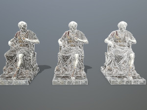 Man Statue 3D Model