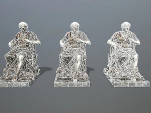 Man Statue 3D Model