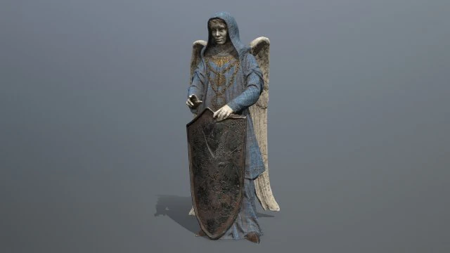 Woman Statue 3D Model .c4d .max .obj .3ds .fbx .stl .blend 