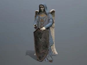 Woman Statue 3D Model