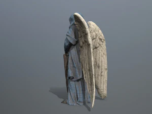 Woman Statue 3D Model