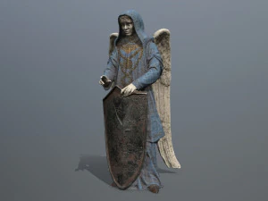 Woman Statue 3D Model