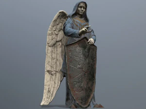 Woman Statue 3D Model