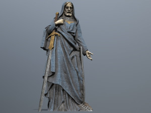 Man Statue 3D मॉडल