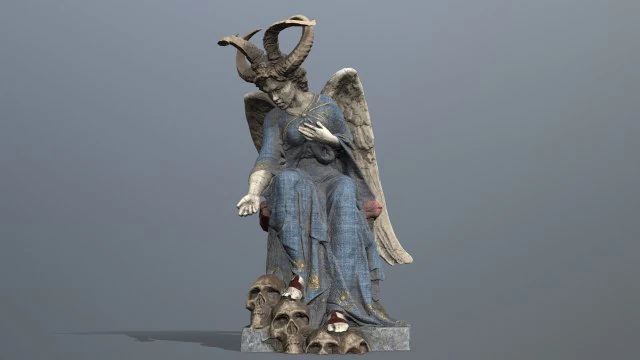 Woman Statue 3D Model .c4d .max .obj .3ds .fbx .stl .blend 