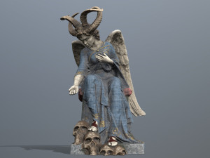 Woman Statue 3D Model