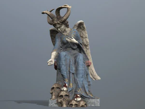 Woman Statue 3D Model
