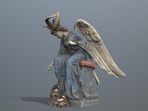 Woman Statue Model 3D