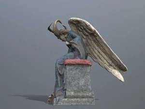 Woman Statue 3D Model