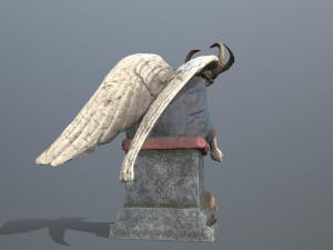Woman Statue Model 3D