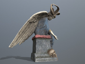 Woman Statue Model 3D
