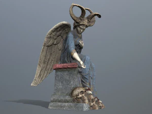 Woman Statue 3D Model