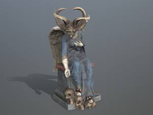 Woman Statue Model 3D