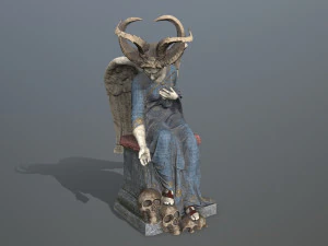 Woman Statue 3D Model