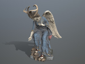 Woman Statue Model 3D