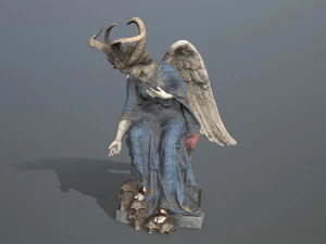 Woman Statue 3D Model