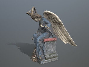 Woman Statue Model 3D