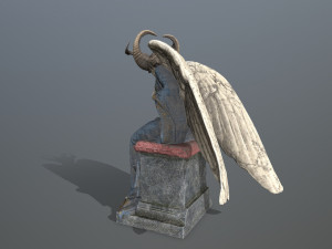 Woman Statue Model 3D