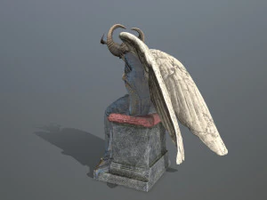 Woman Statue 3D Model