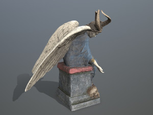 Woman Statue Model 3D