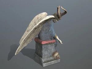 Woman Statue 3D Model