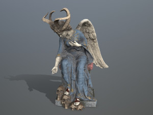 Woman Statue Model 3D